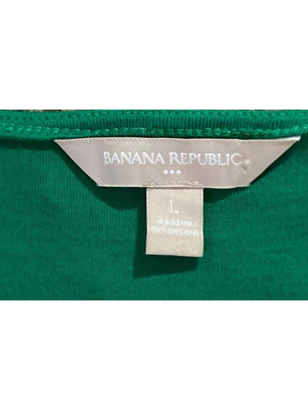 Banana Republic Green Drape Neck Sleeveless Top Women's L Used - Picture 5 of 12
